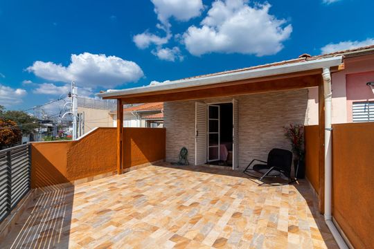 Varanda do Quarto 1 de casa à venda com 3 quartos, 155m² em Carandiru, São Paulo