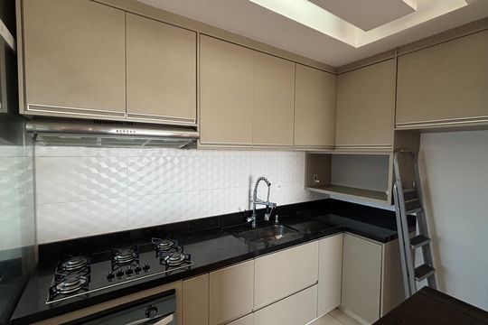 Cozinha de apartamento para alugar com 2 quartos, 52m² em Vila Humaitá, Santo André
