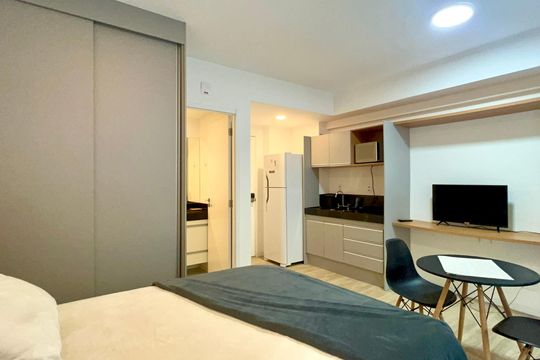 Studio de kitnet/studio para alugar com 1 quarto, 28m² em Pinheiros, São Paulo