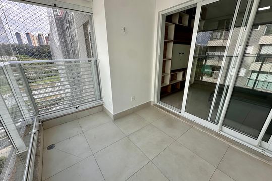 Varanda de apartamento para alugar com 2 quartos, 64m² em Jardim Caravelas, São Paulo