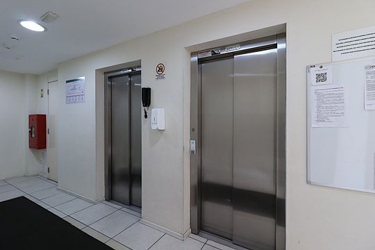 Área comum - Elevadores de apartamento à venda com 2 quartos, 57m² em Sarandi, Porto Alegre