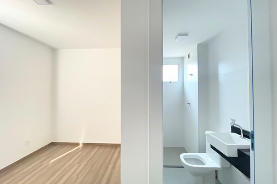 Quarto 02 suíte de apartamento à venda com 2 quartos, 56m² em Castelo, Belo Horizonte
