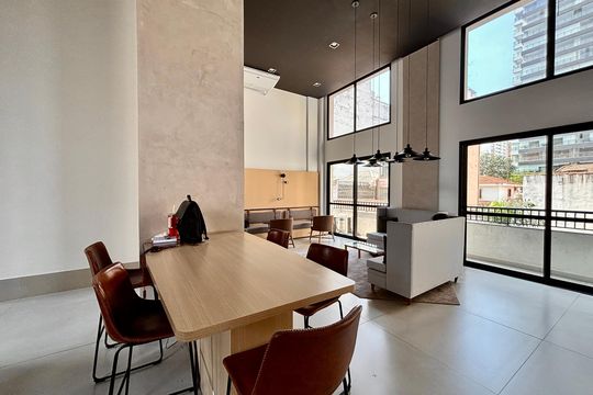 Área comum de kitnet/studio à venda com 1 quarto, 25m² em Pinheiros, São Paulo