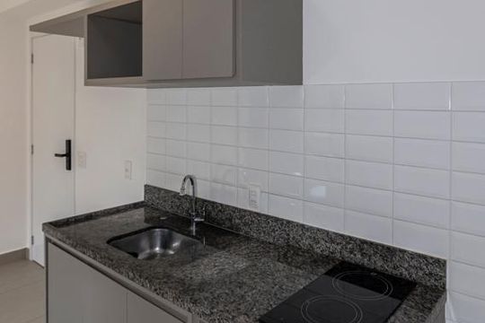 Cozinha de kitnet/studio à venda com 2 quartos, 40m² em Indianópolis, São Paulo