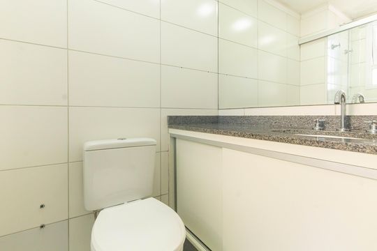 Banheiro da Suíte de apartamento para alugar com 2 quartos, 65m² em Vila Matilde, São Paulo