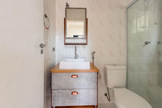 Banheiro da Suíte de casa à venda com 3 quartos, 100m² em Ipiranga, São Paulo