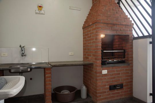 Área comum - Churrasqueira de casa à venda com 3 quartos, 150m² em Parque Imperial, São Paulo