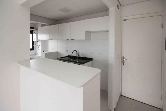 Cozinha de apartamento à venda com 2 quartos, 50m² em Vila Alpina, São Paulo
