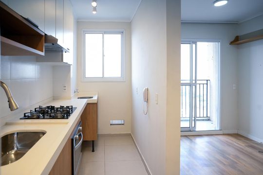 Cozinha de apartamento para alugar com 2 quartos, 42m² em Sacoma, São Paulo