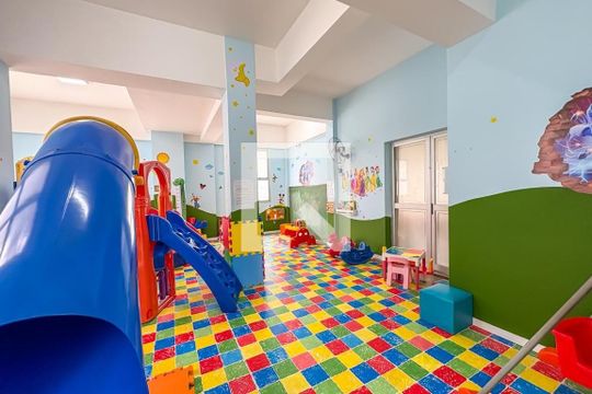 Área comum - Brinquedoteca  de apartamento para alugar com 3 quartos, 67m² em Planalto, São Bernardo do Campo