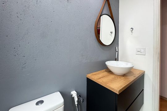 Banheiro Social de apartamento para alugar com 3 quartos, 67m² em Planalto, São Bernardo do Campo