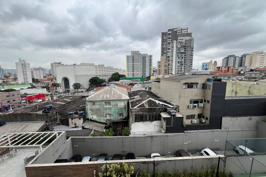 Varanda da Sala/Cozinha de kitnet/studio à venda com 1 quarto, 28m² em Parada Inglesa, São Paulo
