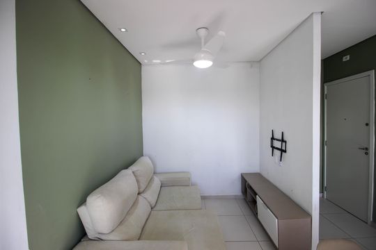 Sala de apartamento para alugar com 2 quartos, 47m² em Vila Carvalho, Sorocaba