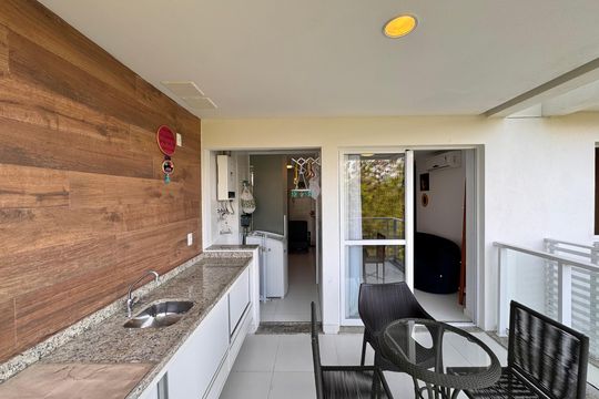 Varanda de apartamento para alugar com 2 quartos, 69m² em Recreio dos Bandeirantes, Rio de Janeiro