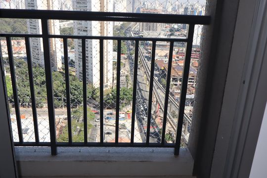 Varanda da Sala de apartamento para alugar com 2 quartos, 48m² em Jardim Independência (são Paulo), São Paulo