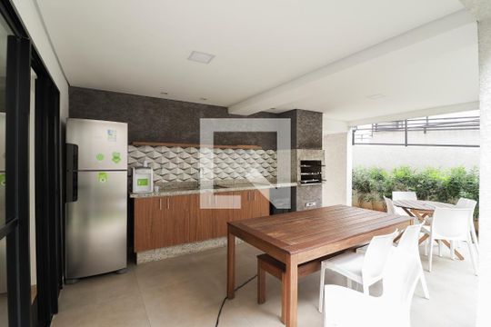Área comum - Churrasqueira de kitnet/studio à venda com 1 quarto, 29m² em Vila Dom Pedro Ii, São Paulo