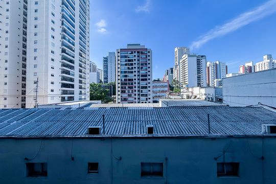 Vista do Varanda do Studio de apartamento à venda com 1 quarto, 28m² em Cerqueira César, São Paulo