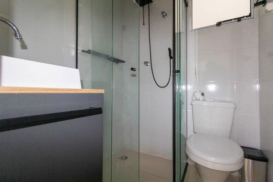 Banheiro de apartamento para alugar com 2 quartos, 45m² em Vila Matilde, São Paulo