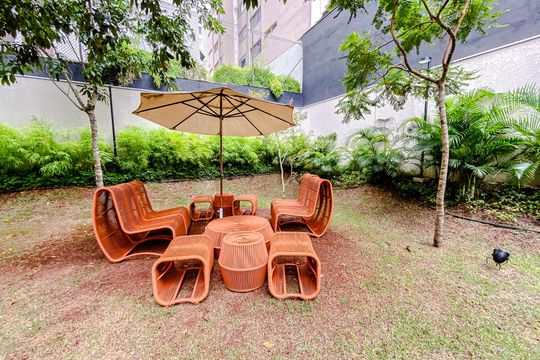 Área comum de kitnet/studio para alugar com 1 quarto, 29m² em Vila Mariana, São Paulo