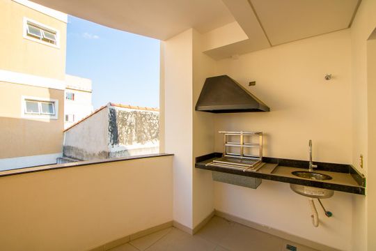 Varanda gourmet de apartamento à venda com 3 quartos, 171m² em Paraíso, Santo André