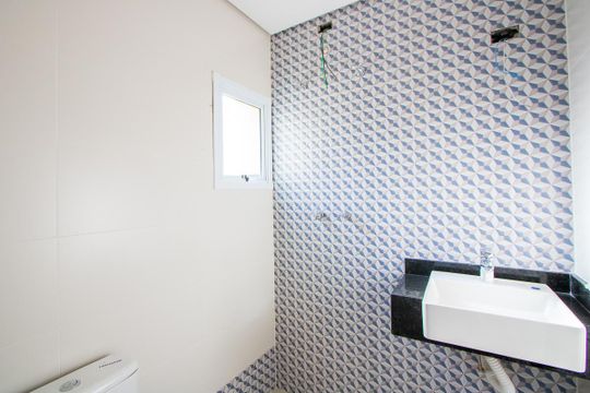 Banheiro do quarto 3 de apartamento à venda com 3 quartos, 171m² em Paraíso, Santo André