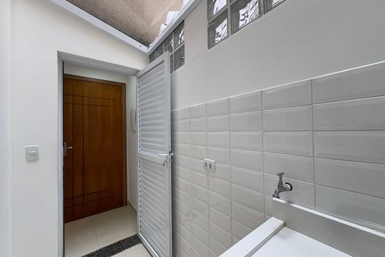 Área de Serviço de apartamento à venda com 1 quarto, 30m² em Vila Alpina, Santo André