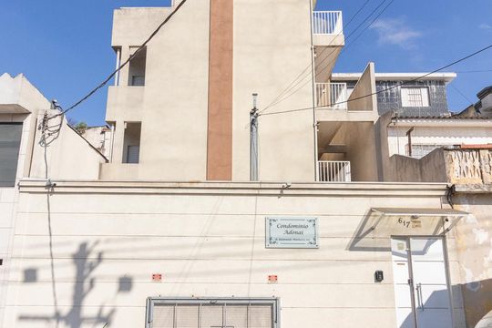 Fachada de apartamento à venda com 1 quarto, 38m² em Vila Araguaia, São Paulo