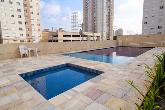 Área comum - Piscina de apartamento para alugar com 2 quartos, 41m² em Vila California, São Paulo