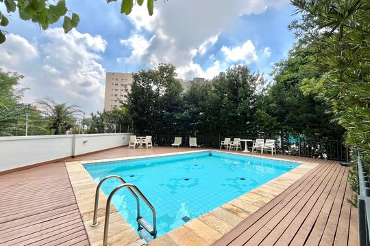 Área comum - Piscina de apartamento à venda com 1 quarto, 152m² em Vila Clementino, São Paulo