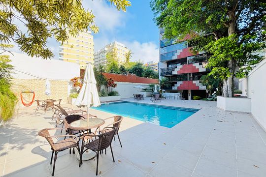 Área comum de apartamento para alugar com 2 quartos, 70m² em Botafogo, Rio de Janeiro