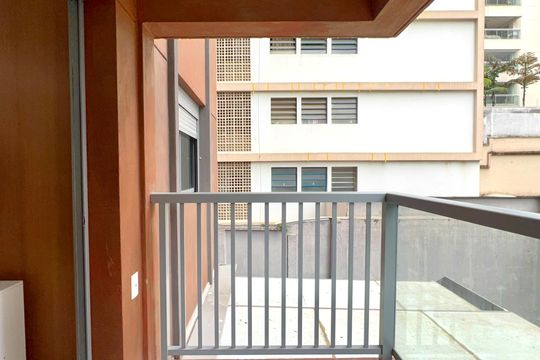 Varanda de kitnet/studio para alugar com 1 quarto, 28m² em Jardim Paulista, São Paulo