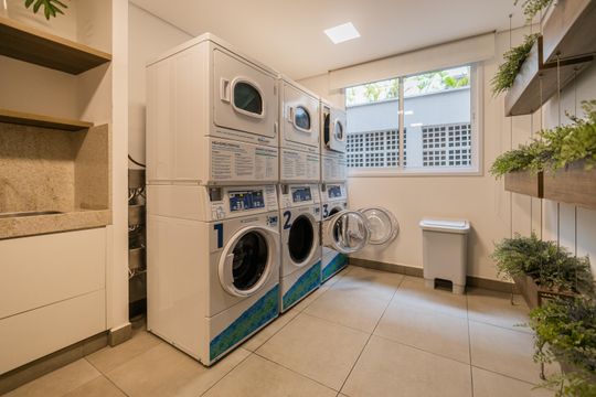 Área comum de apartamento para alugar com 2 quartos, 58m² em Jardim Paulistano, São Paulo