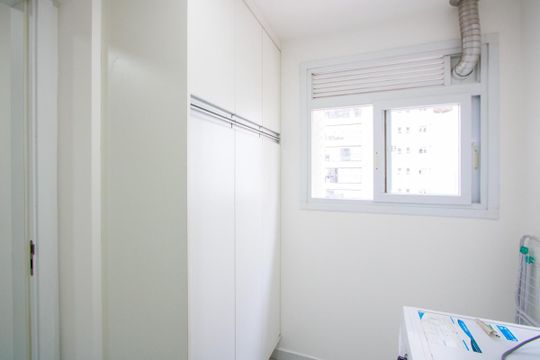Área de serviço de apartamento para alugar com 3 quartos, 88m² em Campestre, Santo André