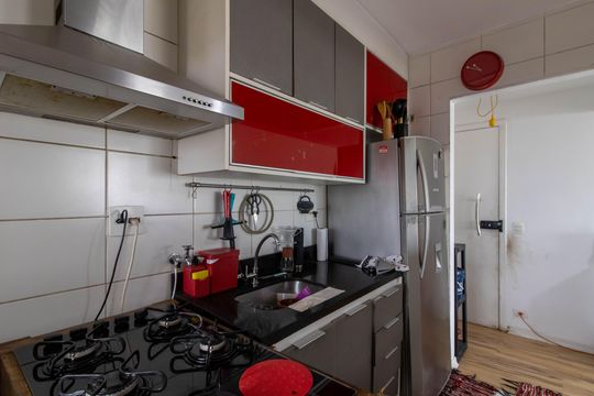 Cozinha de apartamento à venda com 3 quartos, 67m² em Ponte Grande, Guarulhos