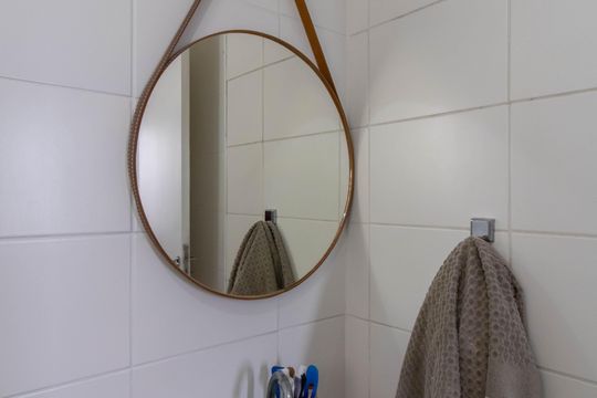 Banheiro da Suíte  de apartamento à venda com 3 quartos, 67m² em Ponte Grande, Guarulhos