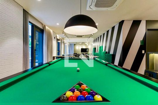Área comum de kitnet/studio para alugar com 0 quarto, 24m² em Campo Belo, São Paulo