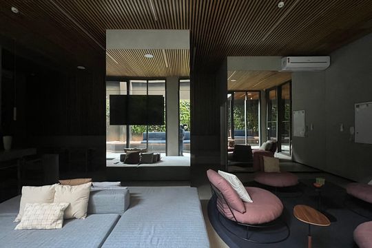 Área comum de apartamento para alugar com 1 quarto, 60m² em Cerqueira César, São Paulo