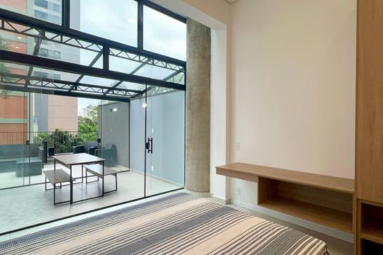 Studio de apartamento para alugar com 1 quarto, 60m² em Cerqueira César, São Paulo