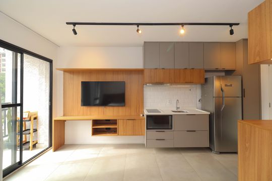 Studio de kitnet/studio para alugar com 1 quarto, 30m² em Pinheiros, São Paulo