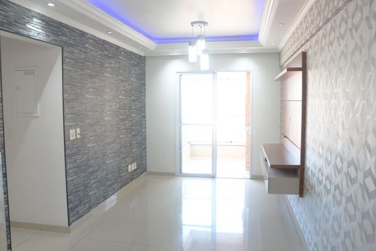 Sala de apartamento para alugar com 2 quartos, 67m² em Olímpico, São Caetano do Sul