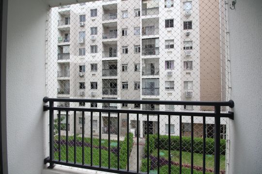 Varanda da Sala de apartamento para alugar com 2 quartos, 54m² em Anil, Rio de Janeiro