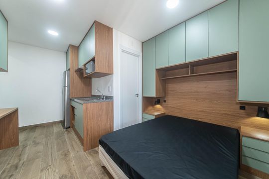 Studio de apartamento para alugar com 1 quarto, 25m² em Brooklin Paulista, São Paulo
