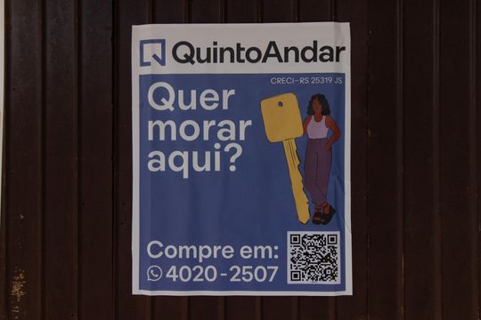 Placa de casa para alugar com 2 quartos, 21m² em Vila João Pessoa, Porto Alegre