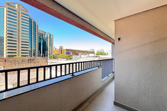 Varanda de apartamento para alugar com 1 quarto, 31m² em Moema, São Paulo