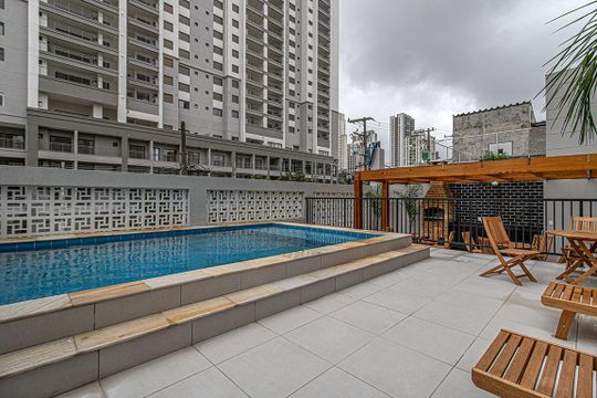 Área comum de apartamento para alugar com 2 quartos, 33m² em Ipiranga, São Paulo