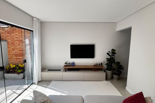Sala de casa à venda com 2 quartos, 113m² em Campestre, Santo André