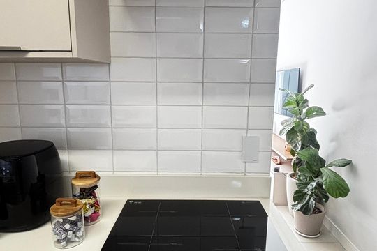 Cozinha de casa à venda com 2 quartos, 113m² em Campestre, Santo André