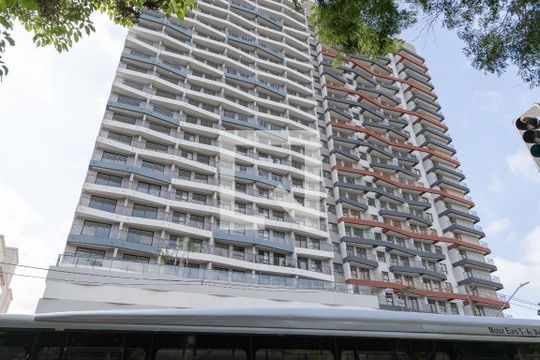 Fachada de apartamento para alugar com 1 quarto, 33m² em Santo Amaro, São Paulo