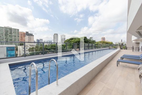Área comum de apartamento para alugar com 1 quarto, 33m² em Santo Amaro, São Paulo