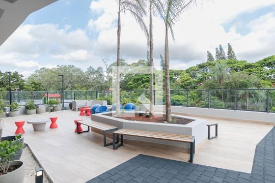 Área comum de apartamento para alugar com 1 quarto, 33m² em Santo Amaro, São Paulo